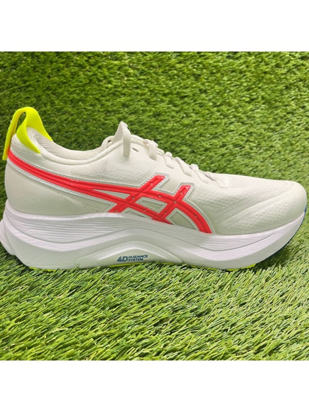 Asics Gel-Kayan 32 Womens Size 9 White Red Athletic Running Shoes Sneakers - Picture 4 of 10